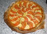 Tarte fine à la courgette et à la tomate