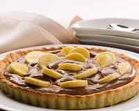 Tarte au chocolat et à la banane